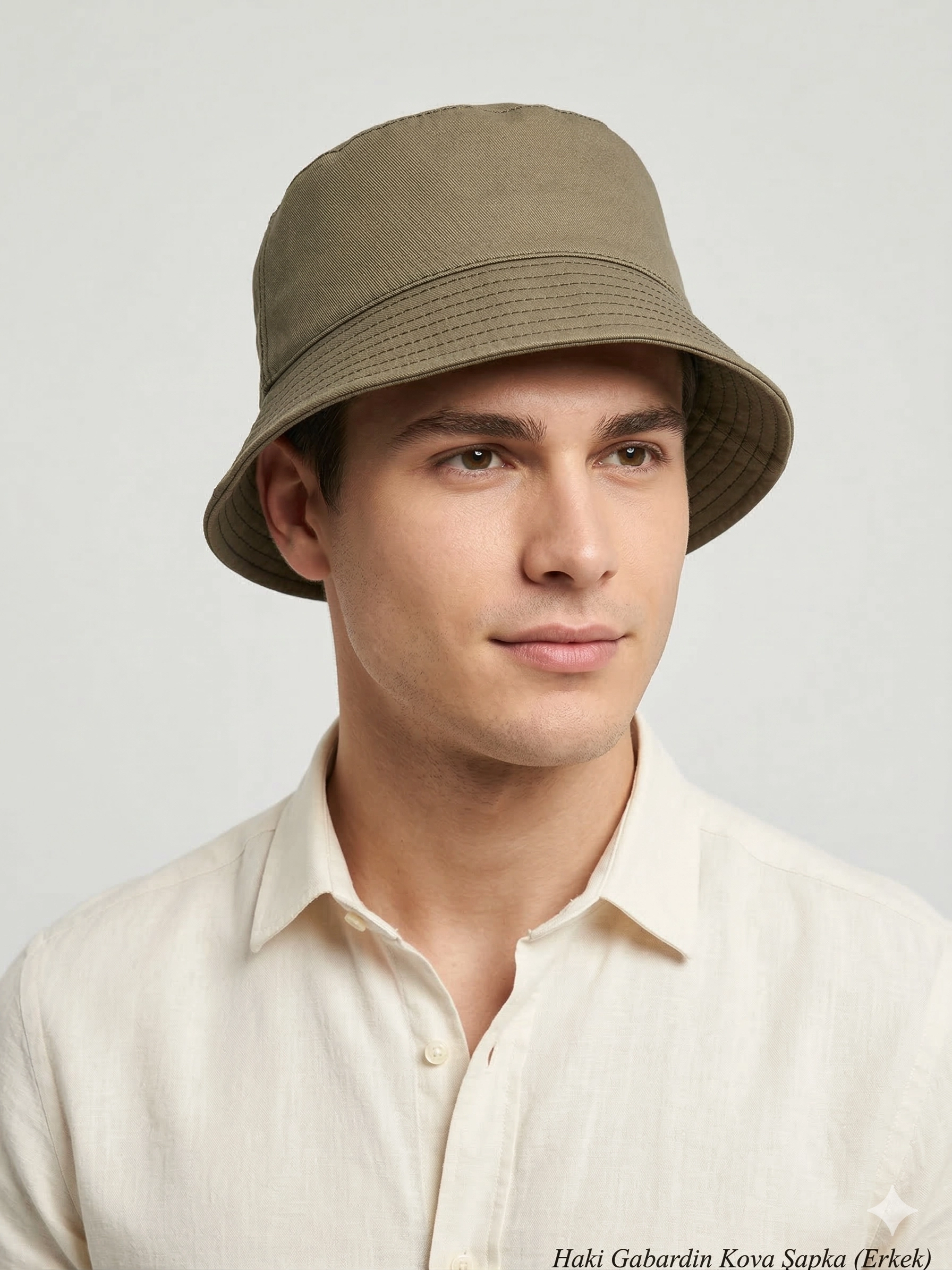 YAZLIK BUCKET MODEL PAMUKLU GABARDİN KUMAŞ KOVA ŞAPKA